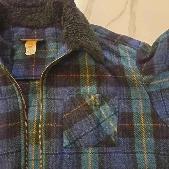 VTG Carol Anderson Womens Wool Relaxed Fit Collared Jacket Green Size Medium - Picture 6 of 11